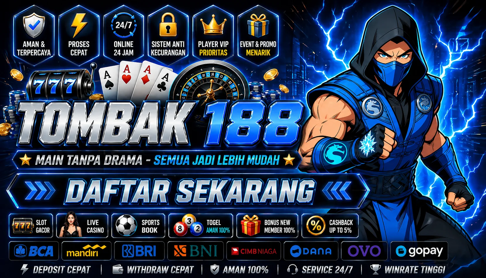 Galeri foto Tombak188 – Sistem Dunia Game Digital Dengan Gaya Petualangan Modern di Jakarta
